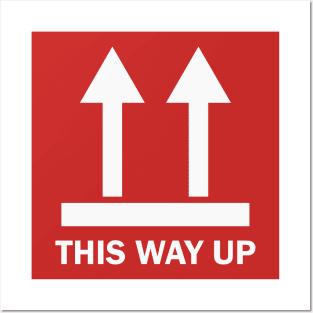 This Way Up - Dark Tees Posters and Art